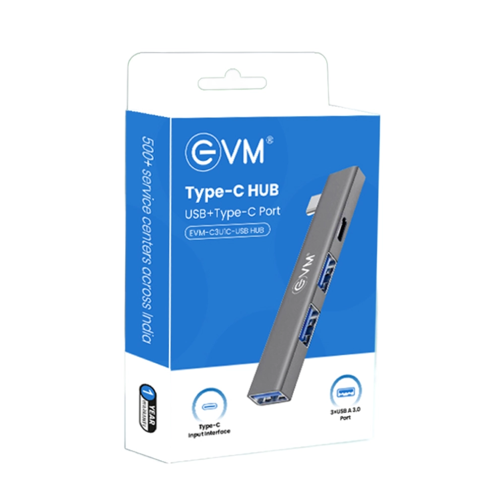 EVM Type-C Hub 4 Port USB 3.0 | Type-C (EVM-C3U1C-USB HUB)